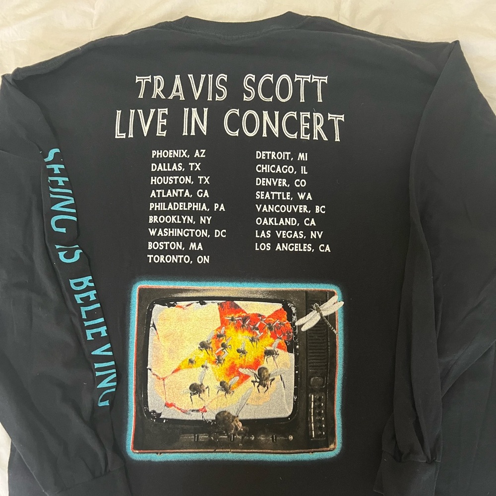 Vintage 2017 Travis Scott Official Concert Long Sleeve